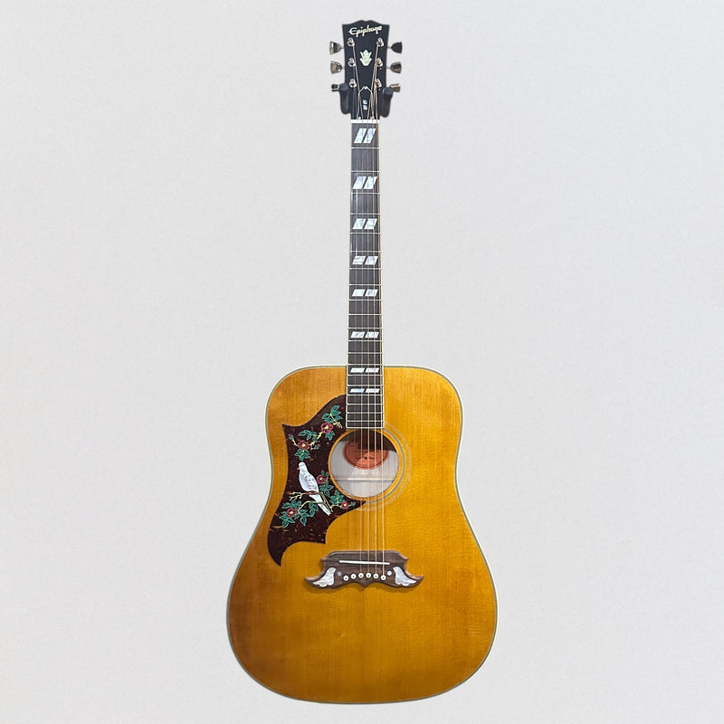 Epiphone Inspired by Gibson Custom 1963 Dove Reissue Left-Handed Acoustic Electric Guitar - Natural