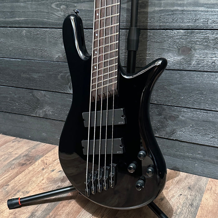 Spector NS Dimension 5 String Multi Scale Electric Bass Guitar w/ Bag - Black