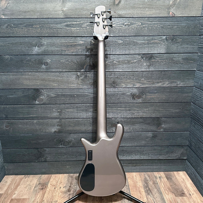 Spector NS Dimension 5 String Multi Scale Electric Bass Guitar w/ Bag - Gun Metal Grey