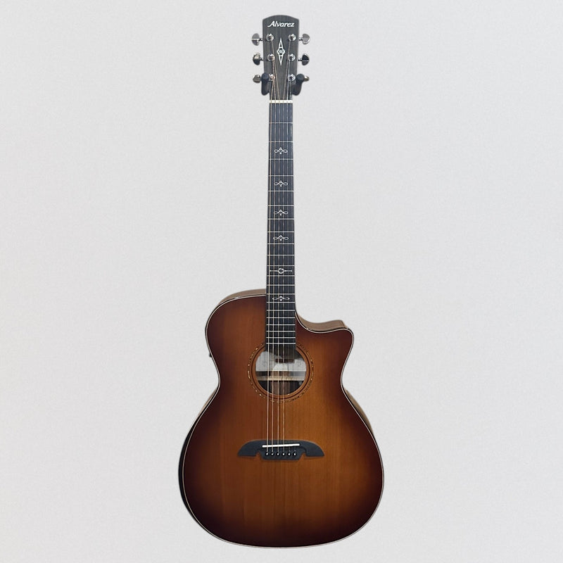 Alvarez AGE95CESHB Grand Auditorium Red Cedar/Macassar Ebony Acoustic-Electric Guitar - Shadowburst