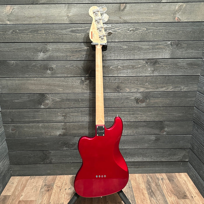 Fender Squier Limited Edition Paranormal Rascal HH 4 String Electric Bass Guitar - Candy Apple Red