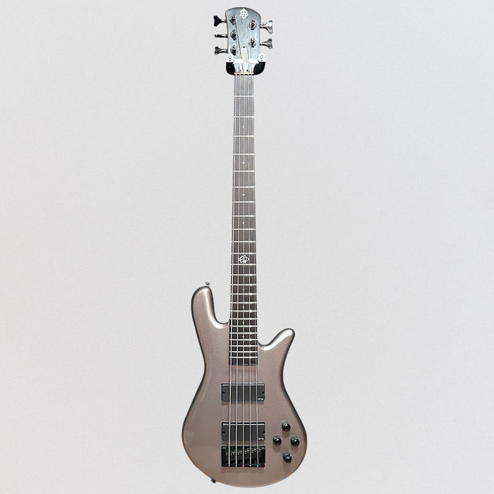 Spector NS Ethos 5 String Electric Bass Guitar w/ Bag - Gun Metal Grey