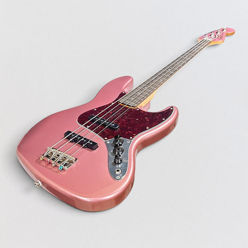 Fender Squier Limited Edition Classic Vibe 60s Jazz 4 String Electric Bass Guitar - Burgundy Mist