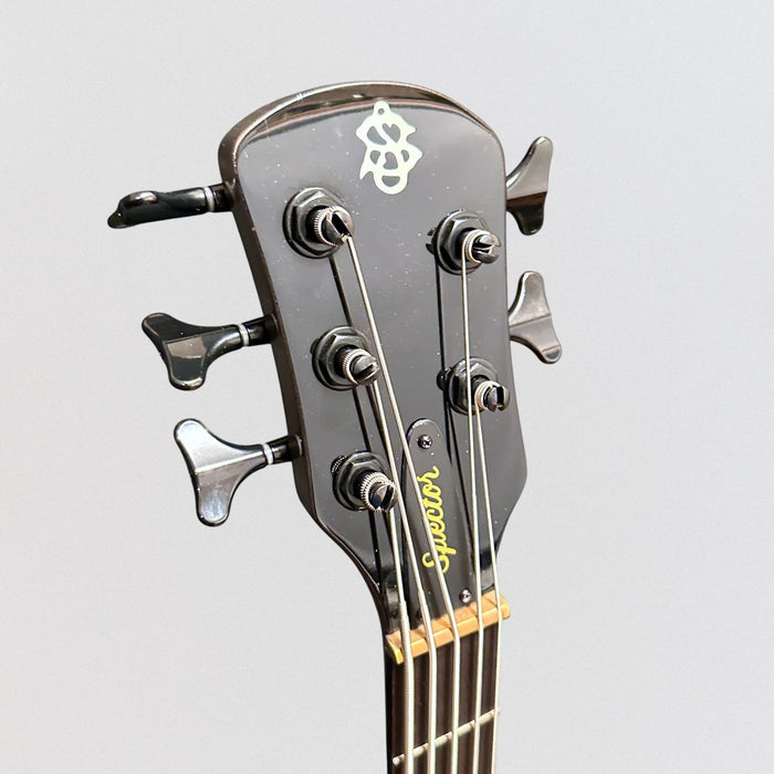 Spector NS Ethos 5 String Electric Bass Guitar w/ Bag - Gun Metal Grey