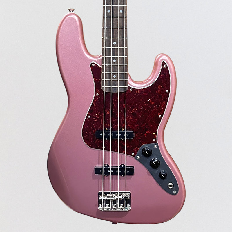 Fender Squier Limited Edition Classic Vibe 60s Jazz 4 String Electric Bass Guitar - Burgundy Mist