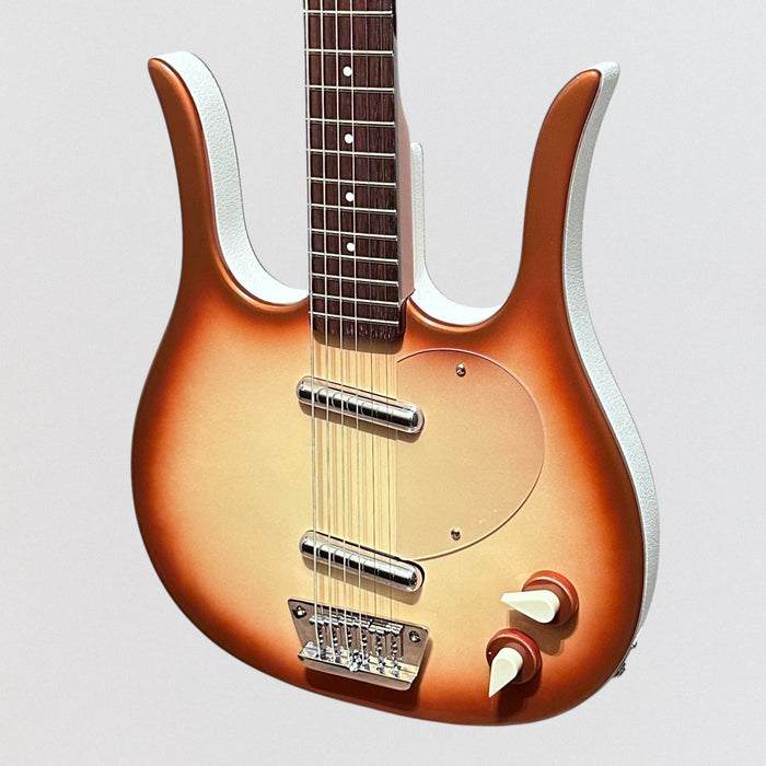 Danelectro Longhorn Baritone Electric Guitar - Copper Burst