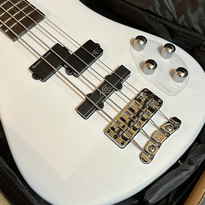 Warwick RockBass Streamer LX 4 String Electric Bass Guitar - White