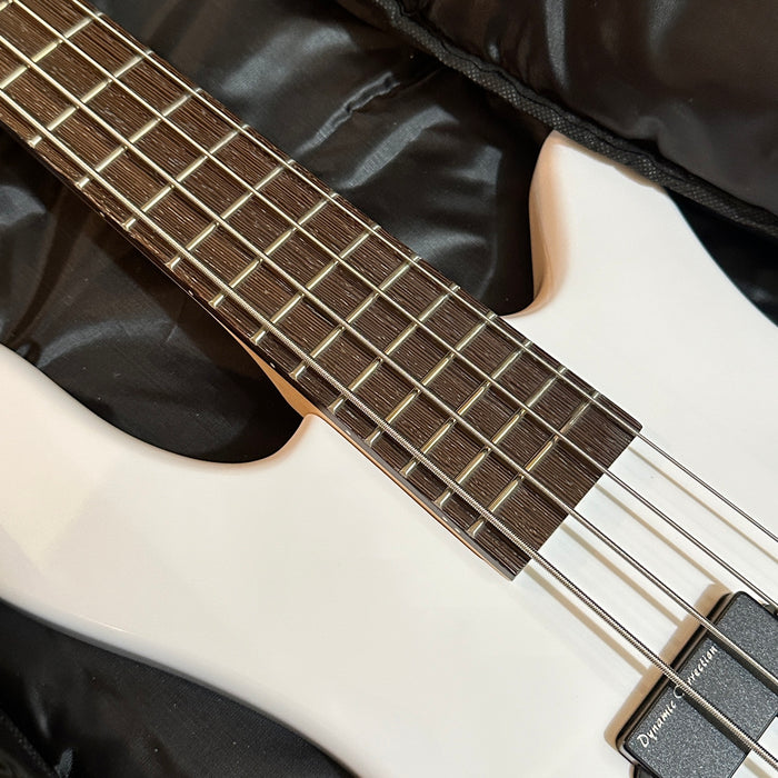 Warwick RockBass Streamer LX 4 String Electric Bass Guitar - White