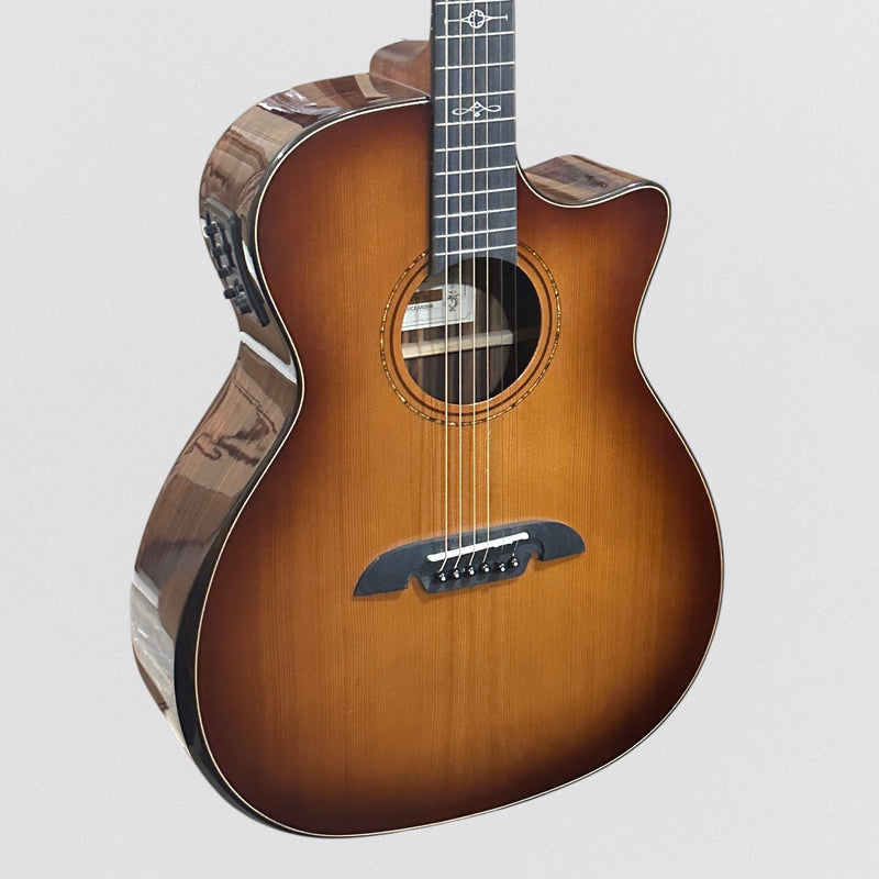 Alvarez AGE95CESHB Grand Auditorium Red Cedar/Macassar Ebony Acoustic-Electric Guitar - Shadowburst