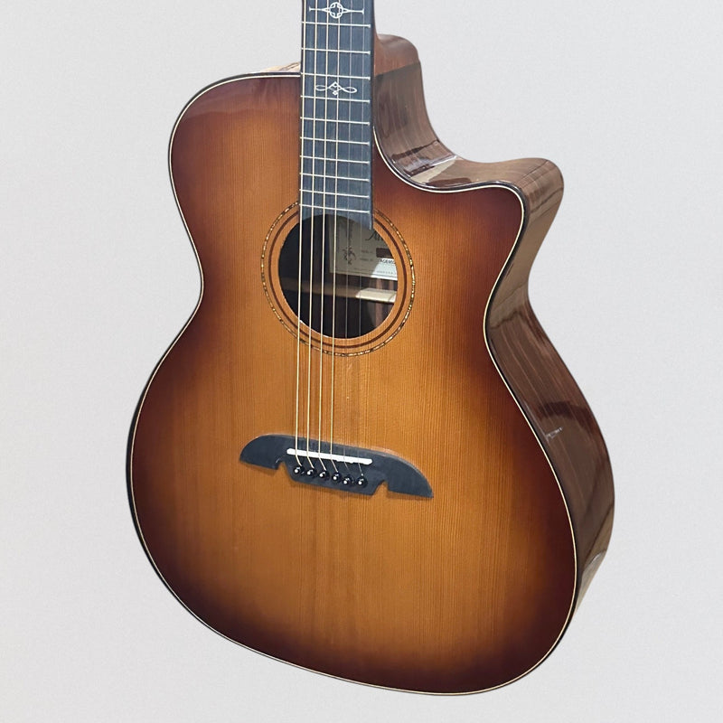 Alvarez AGE95CESHB Grand Auditorium Red Cedar/Macassar Ebony Acoustic-Electric Guitar - Shadowburst