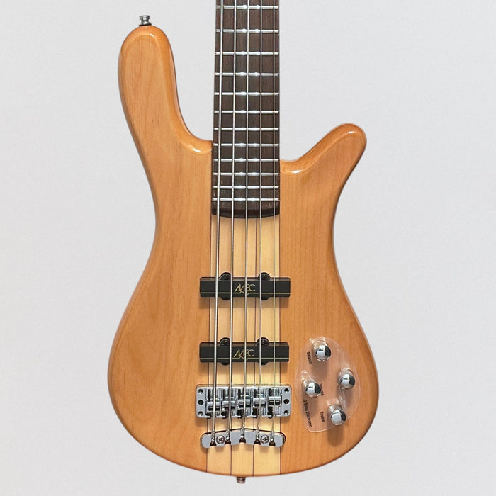 Warwick RockBass Streamer NT 5 String Electric Bass Guitar - Natural