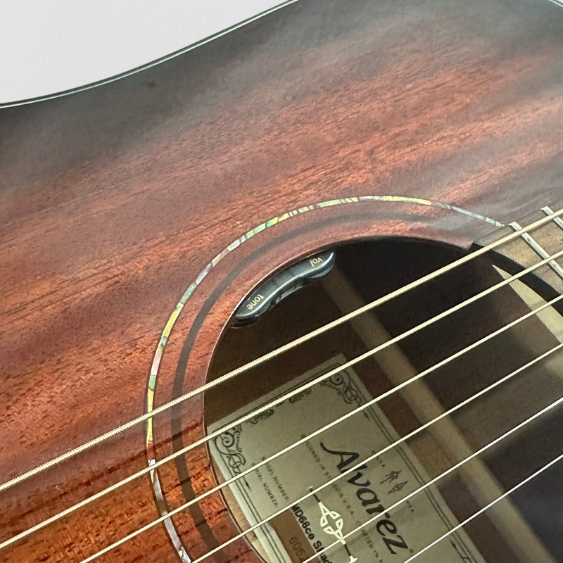 Alvarez MD66CE Mahogany Dreadnought Acoustic-Electric Guitar - Natural