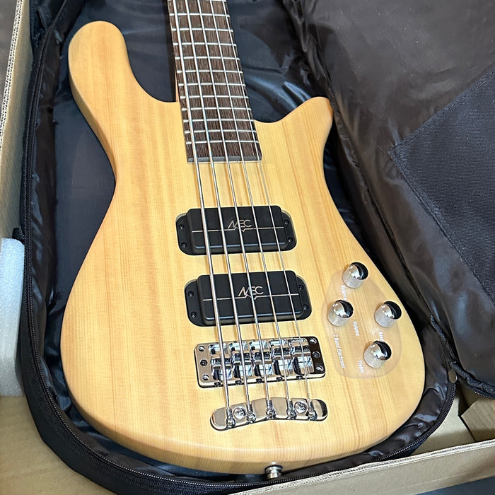 Warwick Rockbass Streamer Standard 5-String Electric Bass Guitar - Natural