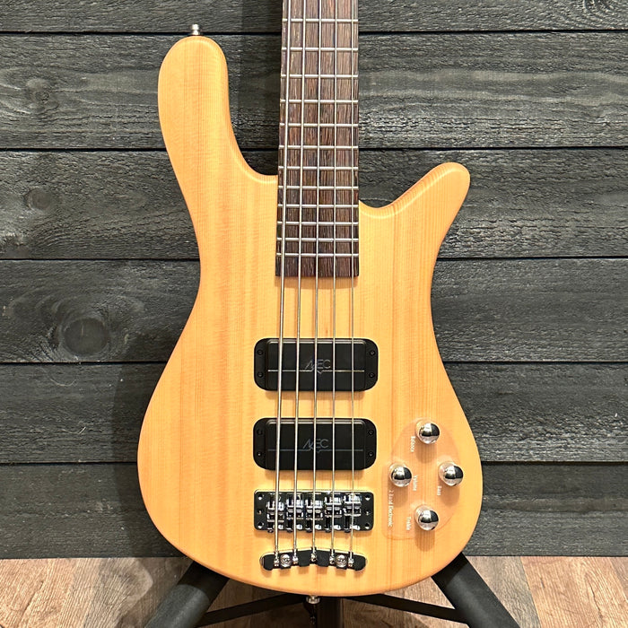 Warwick Rockbass Streamer Standard 5-String Electric Bass Guitar - Natural