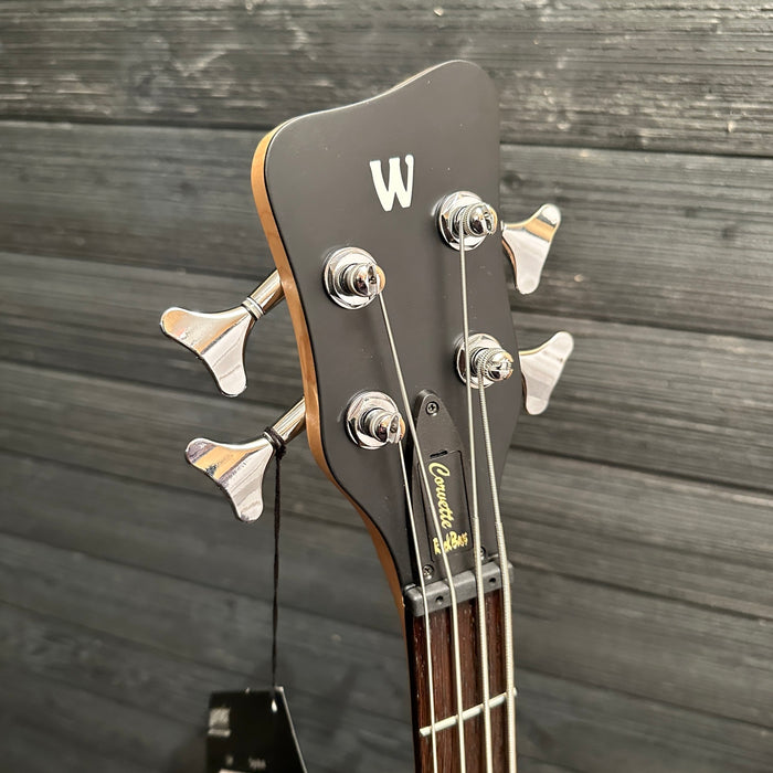 Warwick RockBass Corvette Premium 4 String Left Handed Electric Bass Guitar Natural B-stock w/ Warranty