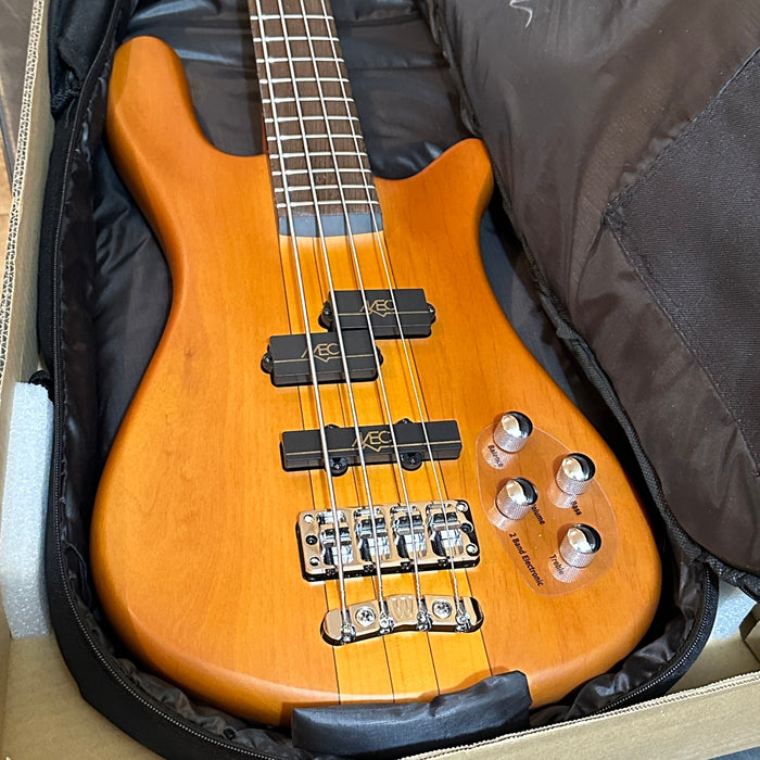 Warwick RockBass Streamer NT 4-string Electric Bass Guitar - Honey Violin