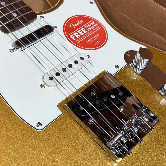 Fender Squier Paranormal Custom Nashville Stratocaster Electric Guitar - Aztec Gold