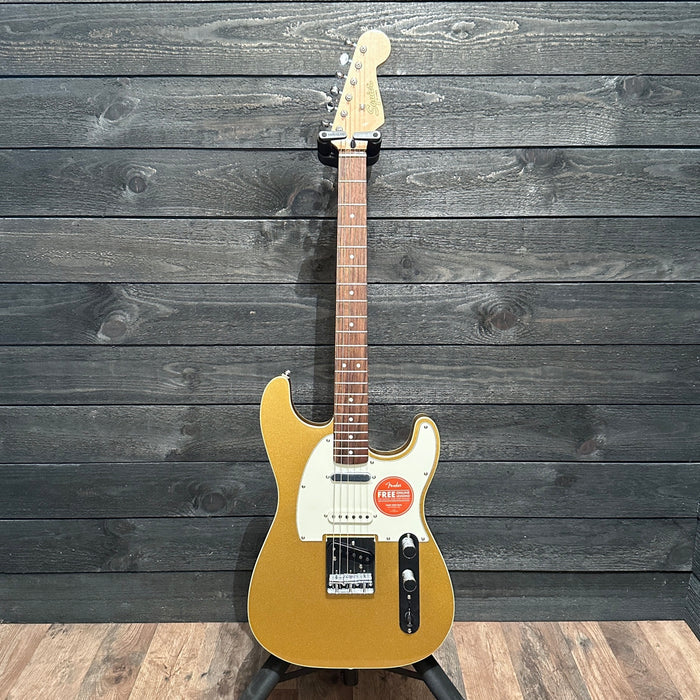 Fender Squier Paranormal Custom Nashville Stratocaster Electric Guitar - Aztec Gold