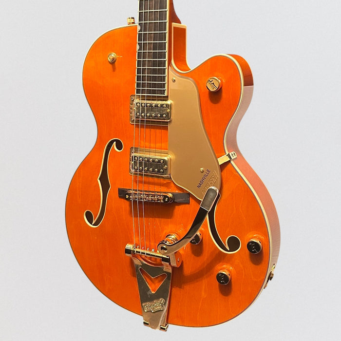 Gretsch Synchromatic Nashville Hollowbody Bigsby Electric Guitar - 50's Orange Stain
