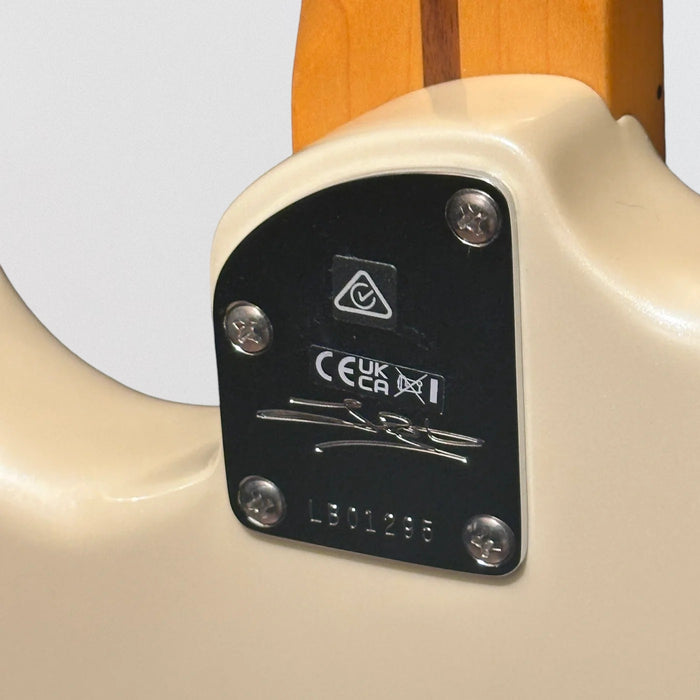 Fender American Lincoln Brewster Stratocaster USA Electric Guitar 2024 - Olympic Pearl