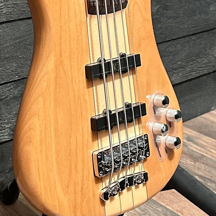 Warwick RockBass Streamer NT 5 String Electric Bass Guitar - Natural