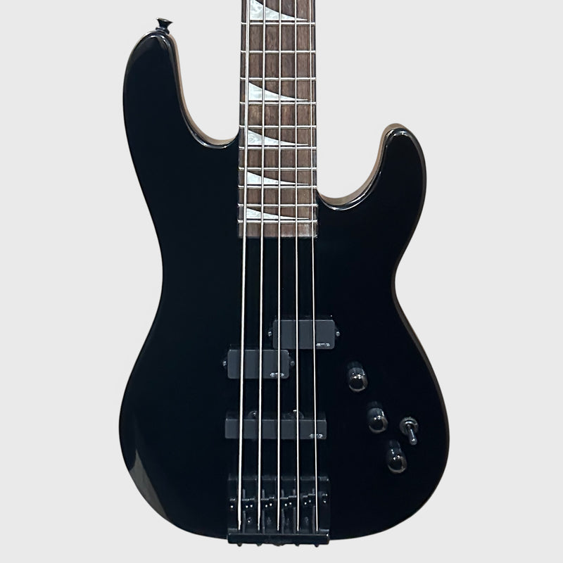 Jackson X Series David Ellefson 30th Anniversary Concert CBX V 5 String Electric Bass Guitar - Black