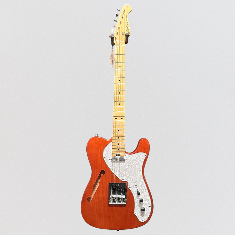 Aria TEG-TL Modern Classic Thinline Semi Hollow Tele Style Electric Guitar - Natural