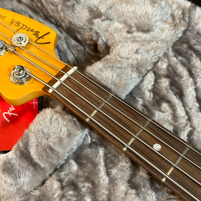 Fender American Ultra Precision P Bass 4-String USA Sunburst Electric Bass Guitar
