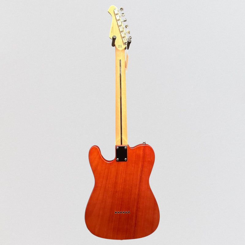Aria TEG-TL Modern Classic Thinline Semi Hollow Tele Style Electric Guitar - Natural