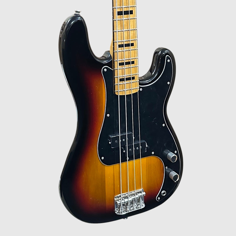 Fender Squier Classic Vibe '70s Precision P 4 String Electric Bass Guitar - Sunburst
