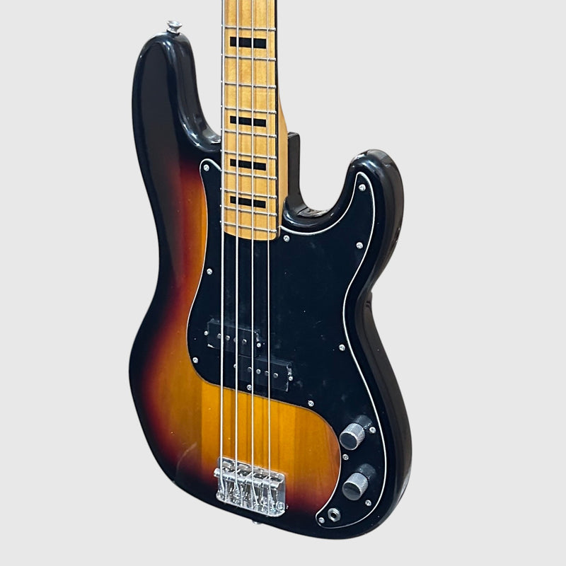 Fender Squier Classic Vibe '70s Precision P 4 String Electric Bass Guitar - Sunburst