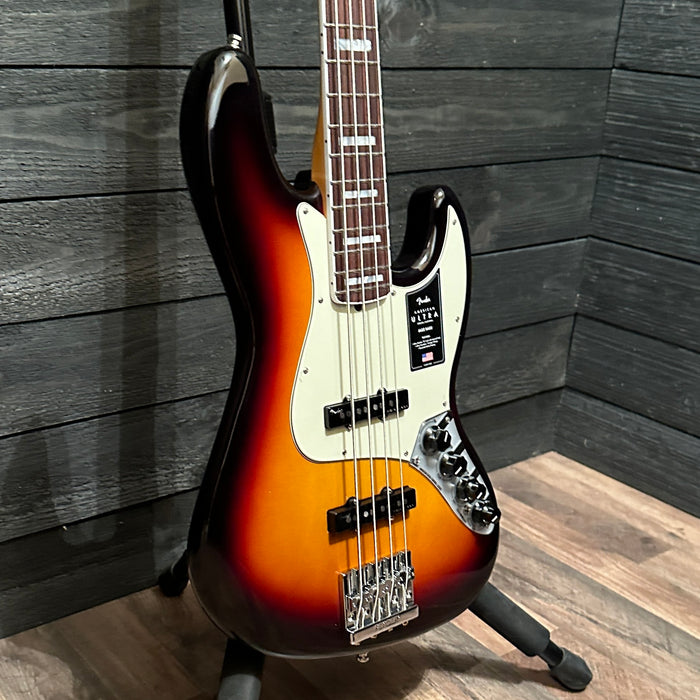 Fender American Ultra Jazz Bass 4-String USA Electric Bass Guitar - Ultraburst