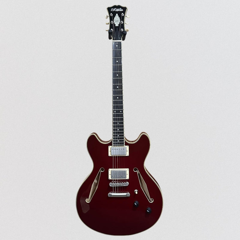 D'Angelico Excel DC Tour Collection Semi Hollowbody Electric Guitar - Solid Wine