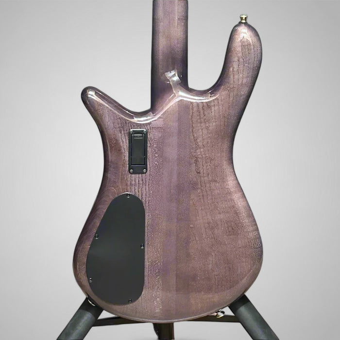 Spector Euro 4 Custom 4 String Electric Bass Guitar w/ Bag - Natural Black Burst Gloss