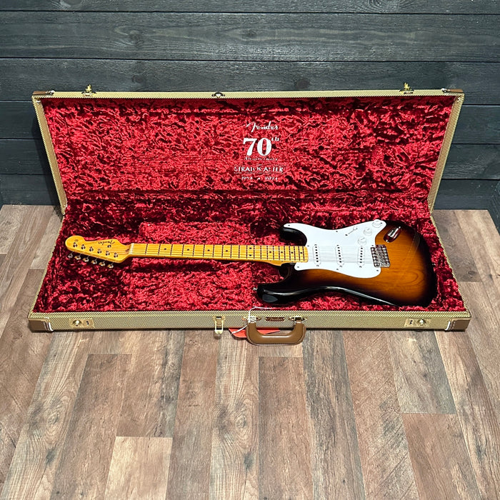 Fender 70th Anniversary American Vintage II 1954 Stratocaster Electric Guitar 2024 - Sunburst