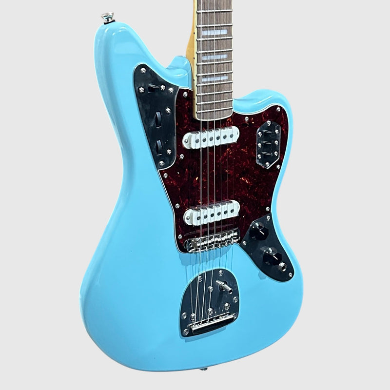 Fender Squier Classic Vibe '70s Jaguar FSR Limited-Edition Electric Guitar - Daphne Blue