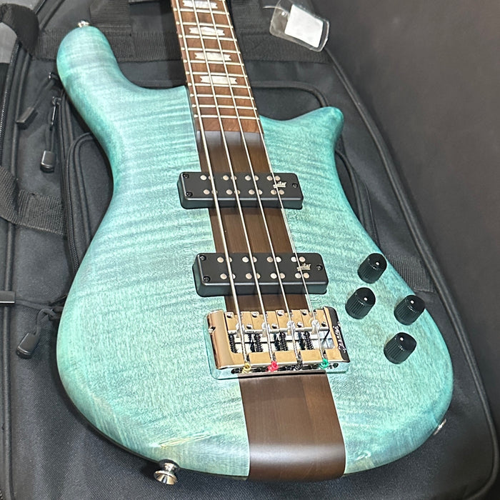 Spector Euro 4 RST 4 String Electric Bass Guitar w/ Bag - Turquoise Tide Matte