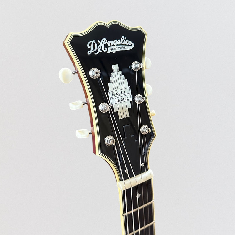 D'Angelico Excel DC Tour Collection Semi Hollowbody Electric Guitar - Solid Wine