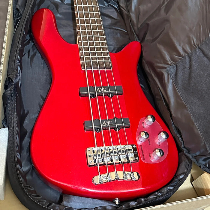 Warwick RockBass Streamer LX 5 String Electric Bass - Red