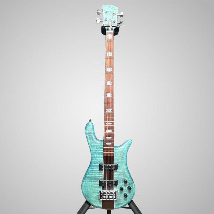 Spector Euro 4 RST 4 String Electric Bass Guitar w/ Bag - Turquoise Tide Matte