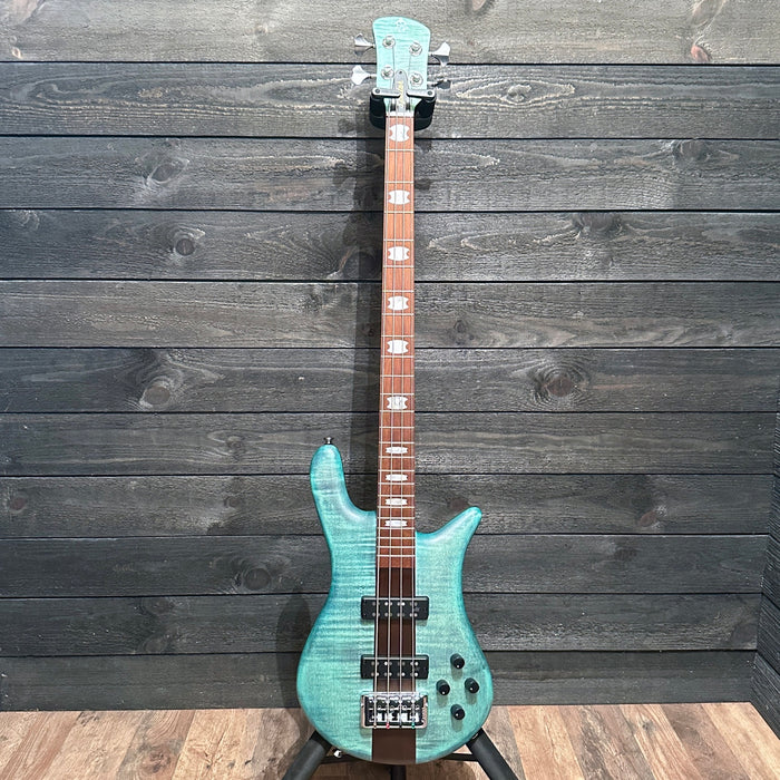 Spector Euro 4 RST 4 String Electric Bass Guitar w/ Bag - Turquoise Tide Matte