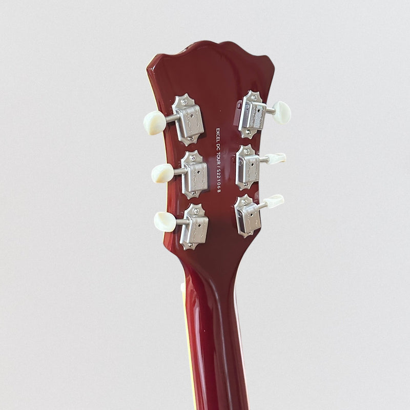 D'Angelico Excel DC Tour Collection Semi Hollowbody Electric Guitar - Solid Wine