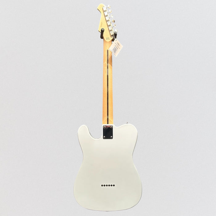 Aria TEG-TL TTWH Modern Classic Thinline Semi Hollow Tele Style Electric Guitar - White