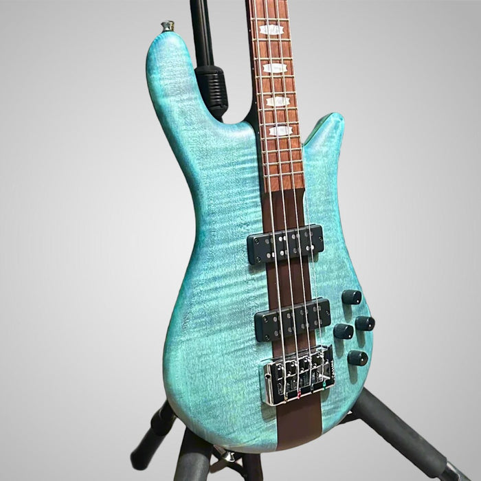 Spector Euro 4 RST 4 String Electric Bass Guitar w/ Bag - Turquoise Tide Matte