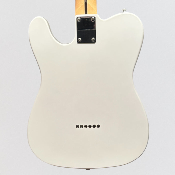 Aria TEG-TL TTWH Modern Classic Thinline Semi Hollow Tele Style Electric Guitar - White