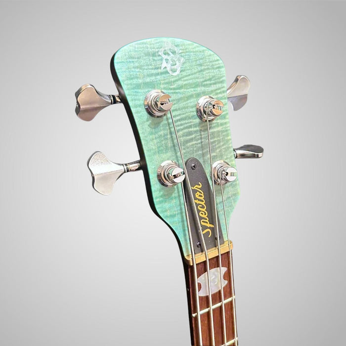 Spector Euro 4 RST 4 String Electric Bass Guitar w/ Bag - Turquoise Tide Matte