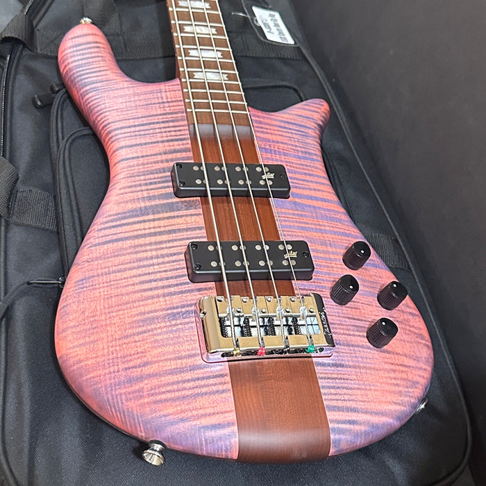 Spector Euro 4 RST 4 String Electric Bass Guitar w/ Bag - Sundown Glow Matte