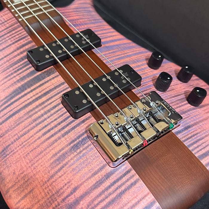 Spector Euro 4 RST 4 String Electric Bass Guitar w/ Bag - Sundown Glow Matte