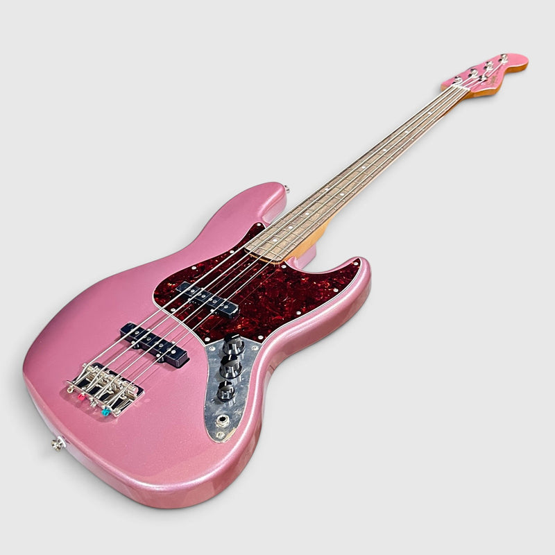 Fender Squier Limited Edition Classic Vibe 60s Jazz 4 String Electric Bass Guitar - Burgundy Mist