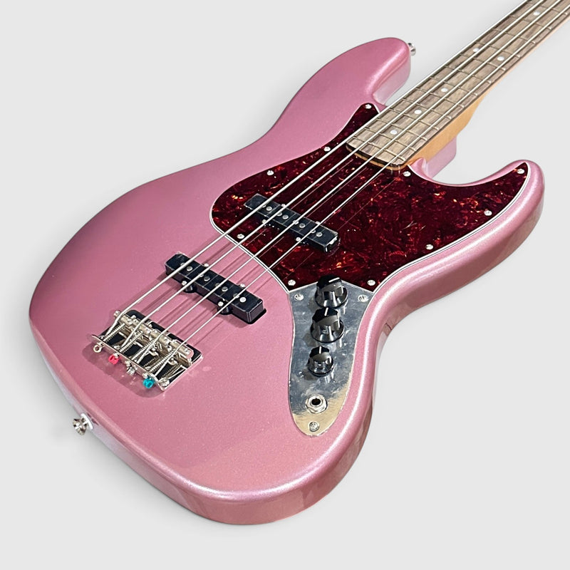 Fender Squier Limited Edition Classic Vibe 60s Jazz 4 String Electric Bass Guitar - Burgundy Mist